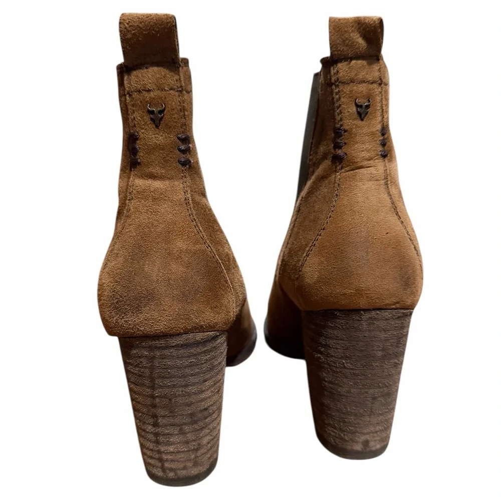 Trask brown leather